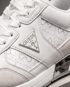 GUESS Sneakers Mickay "White / Silver"