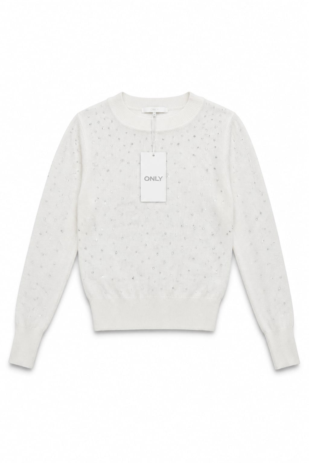 ONLY Maglia Girocollo con Punti Luce