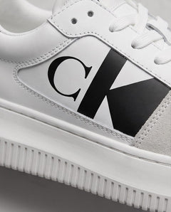 CALVIN KLEIN JEANS Scarpa Low-Top Logo White/Black