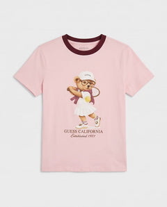 GUESS TENNIS LADY BEAR SS T-SHIRT