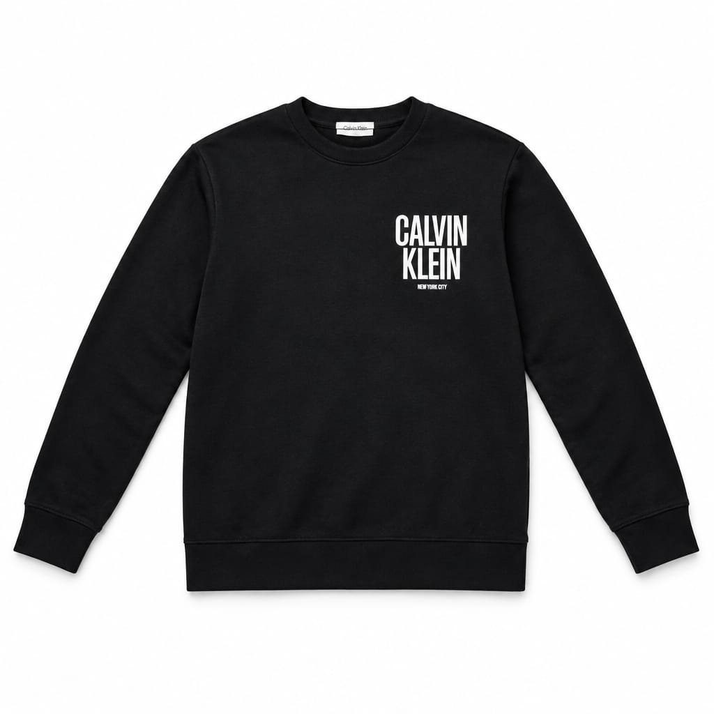 Calvin Klein Felpa Uomo Bold CK Presenza Urbana