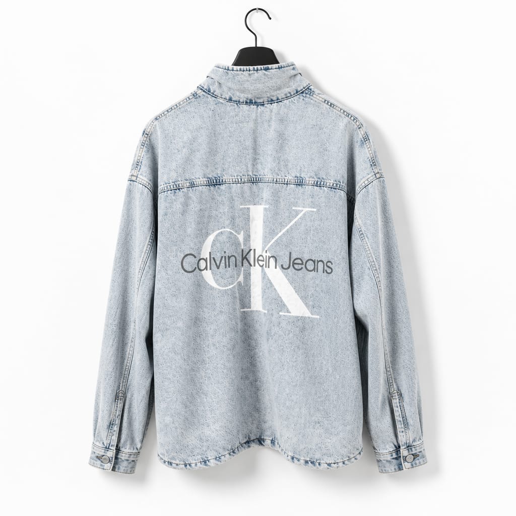 Calvin Klein Jeans – Giacca di jeans imbottita oversize
