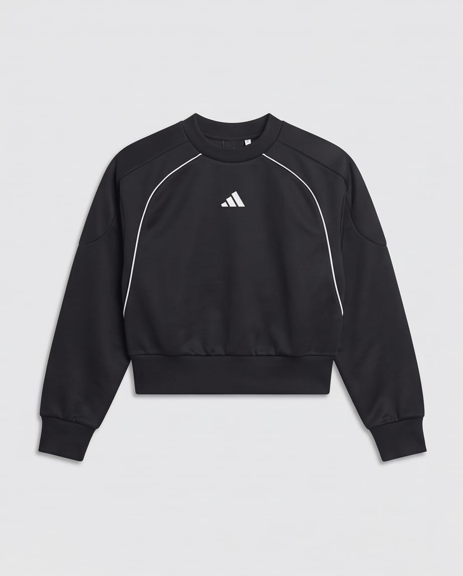 ADIDAS Felpa Girocollo Cropped