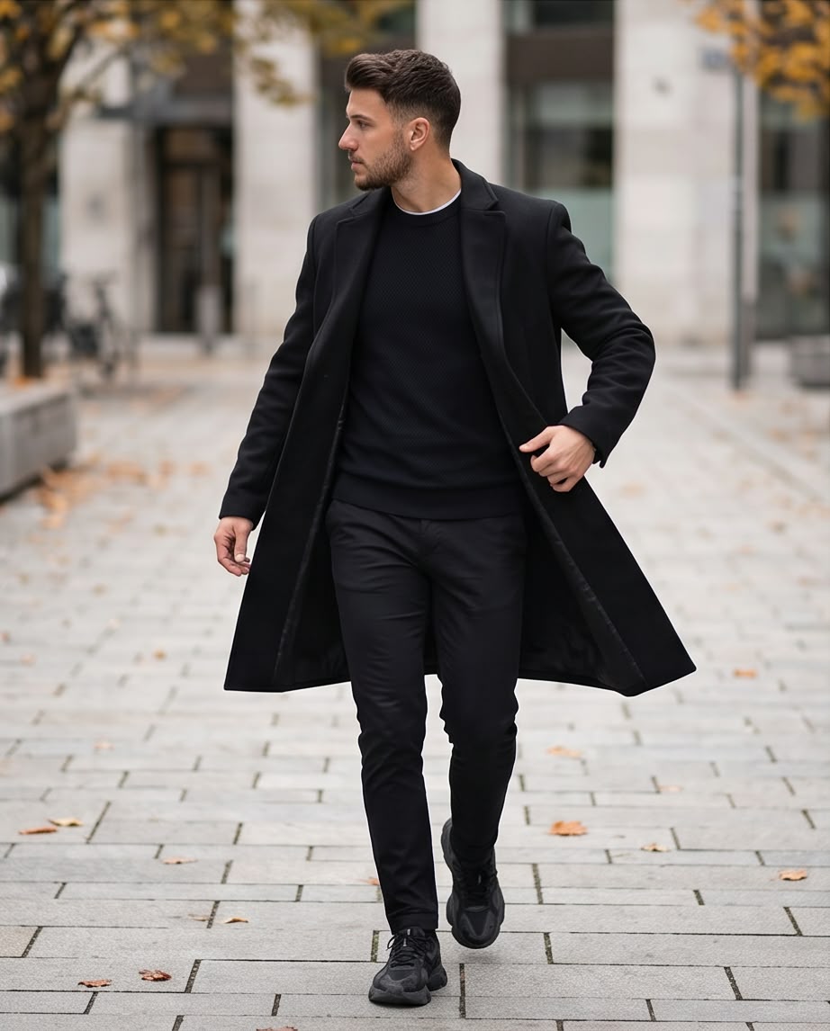 ONLY & SONS Cappotto Lungo Classico Senza Tempo