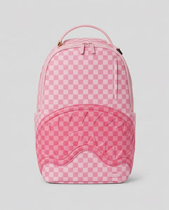 SPRAYGROUND Zaino Pink Checkerboard Embossed Shark