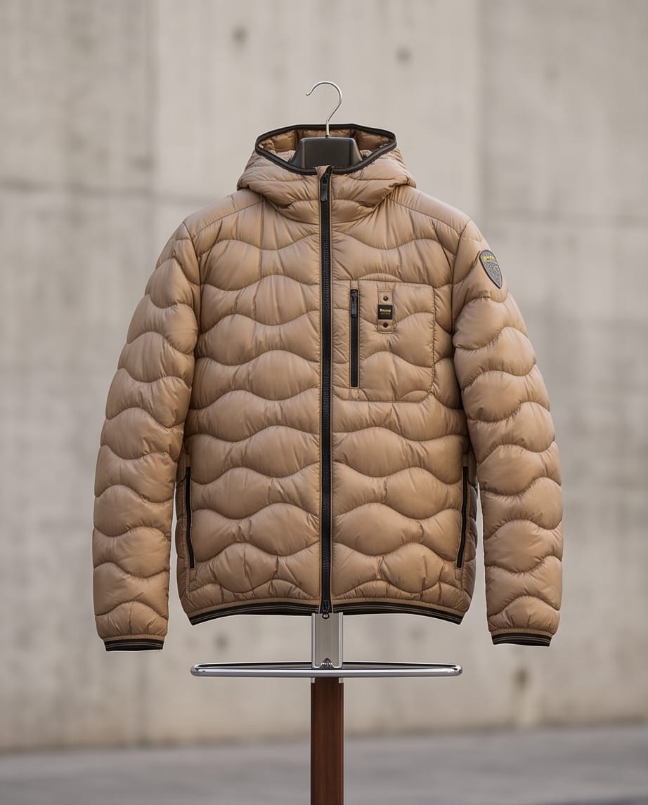 BLAUER Piumino Corto Uomo Wave Horizon Shield