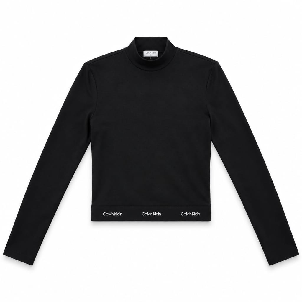 Calvin Klein Maglia a Manica Lunga Seconda Pelle