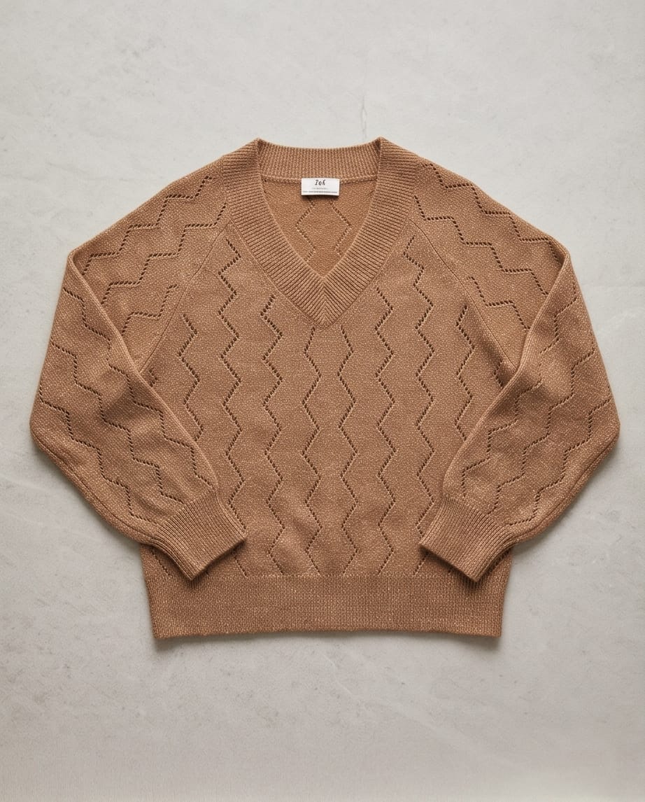 Only e Sons Maglione Scollo a V Traforato