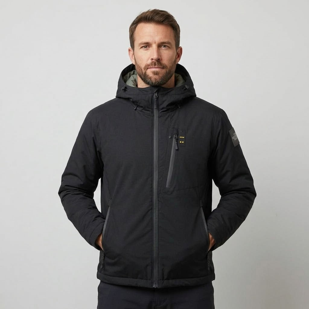 BLAUER Giaccone Tecnico Imbottito con Cappuccio devon