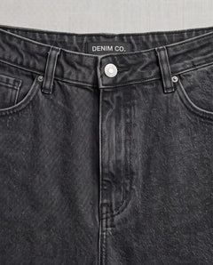 OFFLINE Jeans Baggy High-Waist Dark Grey Wash