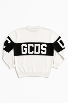 GCDS Knit Crewneck Geometria Tessile