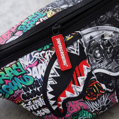 SPRAYGROUND Marsupio Graffiti Cyber Shark