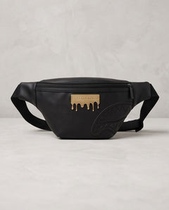 SPRAYGROUND Marsupio Black Gold Plate Logo