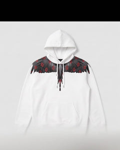 MARCELO BURLON Felpa Con Cappiccio Inferno