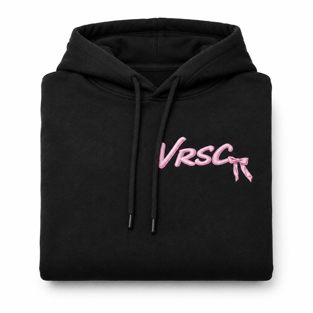 VRSC COUTURE Felpa Hoodie Ribbon Signature
