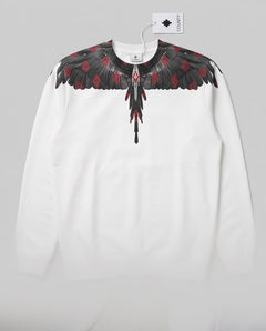 MARCELO BURLON Sweatshirt - Ali Geometriche Pixelate