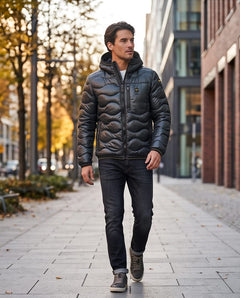 BLAUER Piumino Corto Uomo Wave Horizon Shield