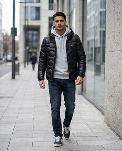 BLAUER Piumino Corto Uomo Wave Horizon Shield