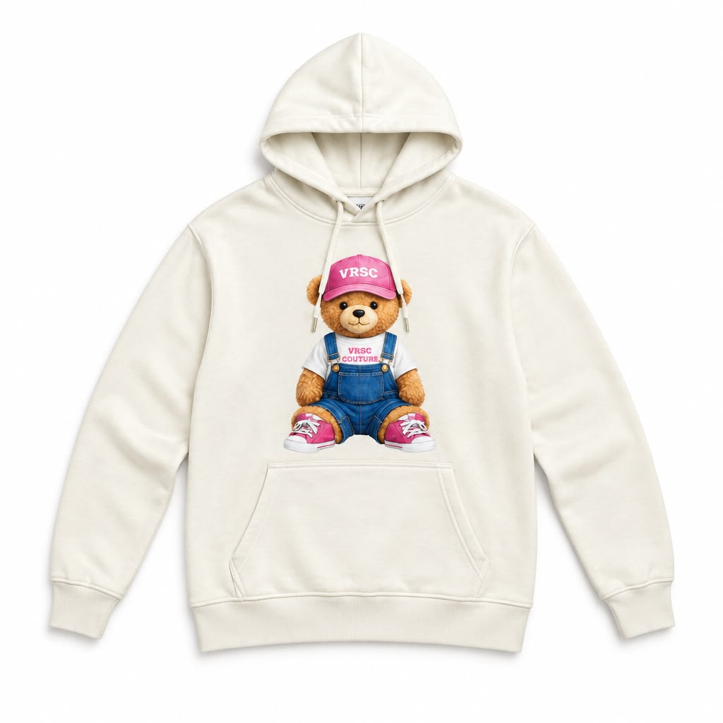 VRSC COUTURE Felpa Hoodie Teddy Bear Street