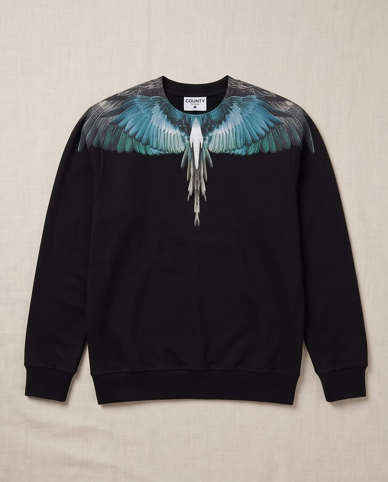 MARCELO BURLON Felpa Seraphic Meridian