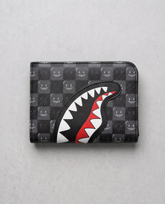 SPRAYGROUND Portafoglio Shark In Paris WTF Bubbly Black