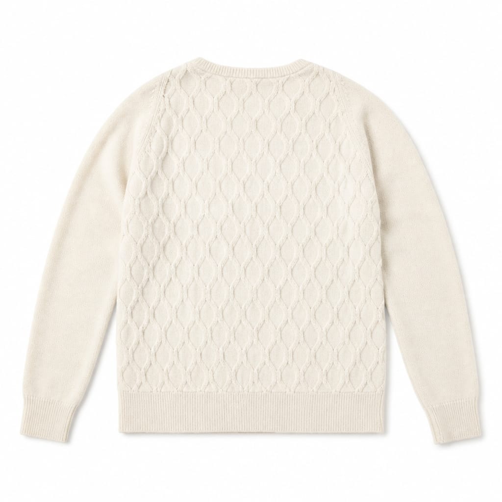 YES ZEE Maglione Lavorato Comfort Raffinato
