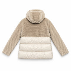 BLAUER Giubbino Bimateriale con Cappuccio Effetto Pelliccia – Velvet Storm