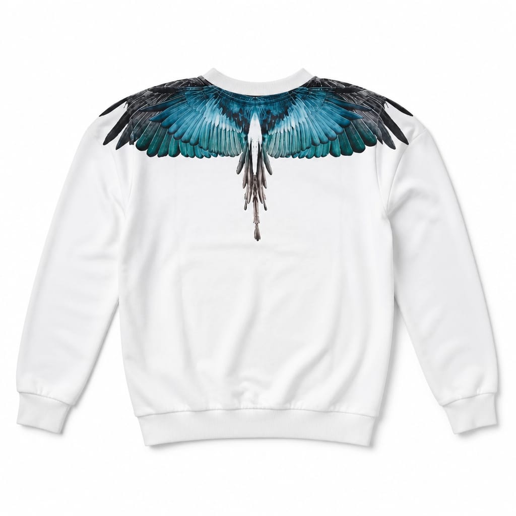 MARCELO BURLON Felpa Seraphic Meridian