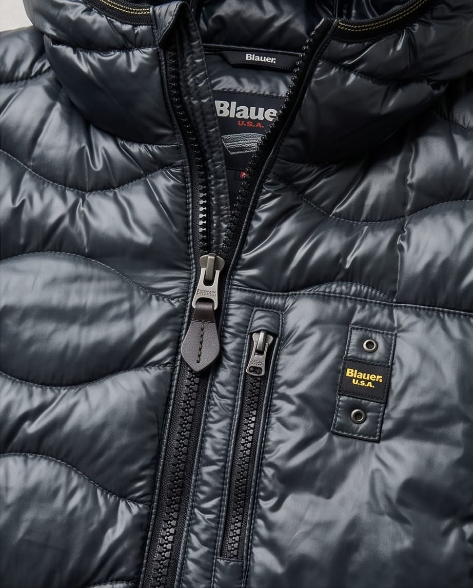 BLAUER Piumino Corto Uomo Wave Horizon Shield