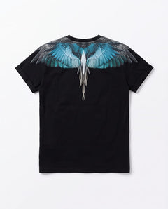 MARCELO BURLON T-Shirt Ali Turchese Grigie