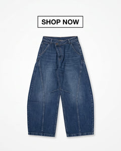 OFFLINE Jeans Barrel Fit Asimmetrico