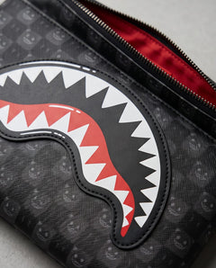 SPRAYGROUND Pochette Tracolla WTF Bubbly Black Check Crossover