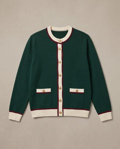 Cardigan Gabrielle Gucci stile Preppy