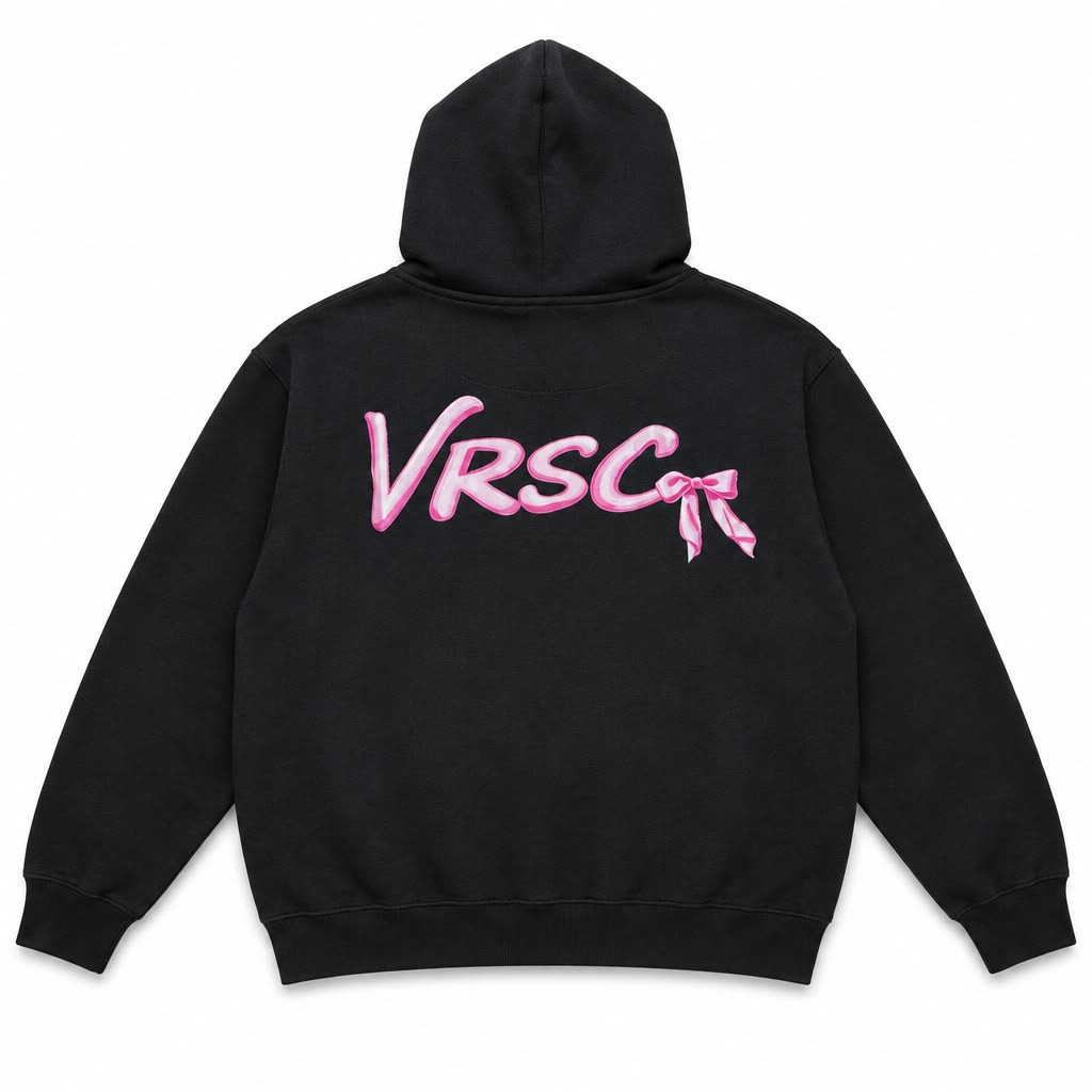 VRSC COUTURE Felpa Hoodie Ribbon Signature