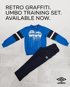 UMBRO Completo Bimbo/a Tracksuit Ink Drip Complete Set