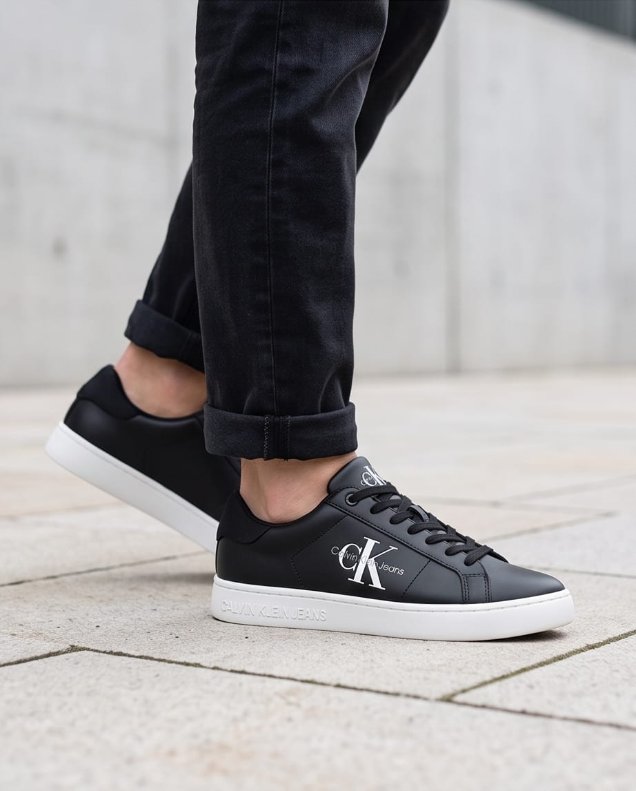 Calvin Klein Sneaker Total Black dettaglio