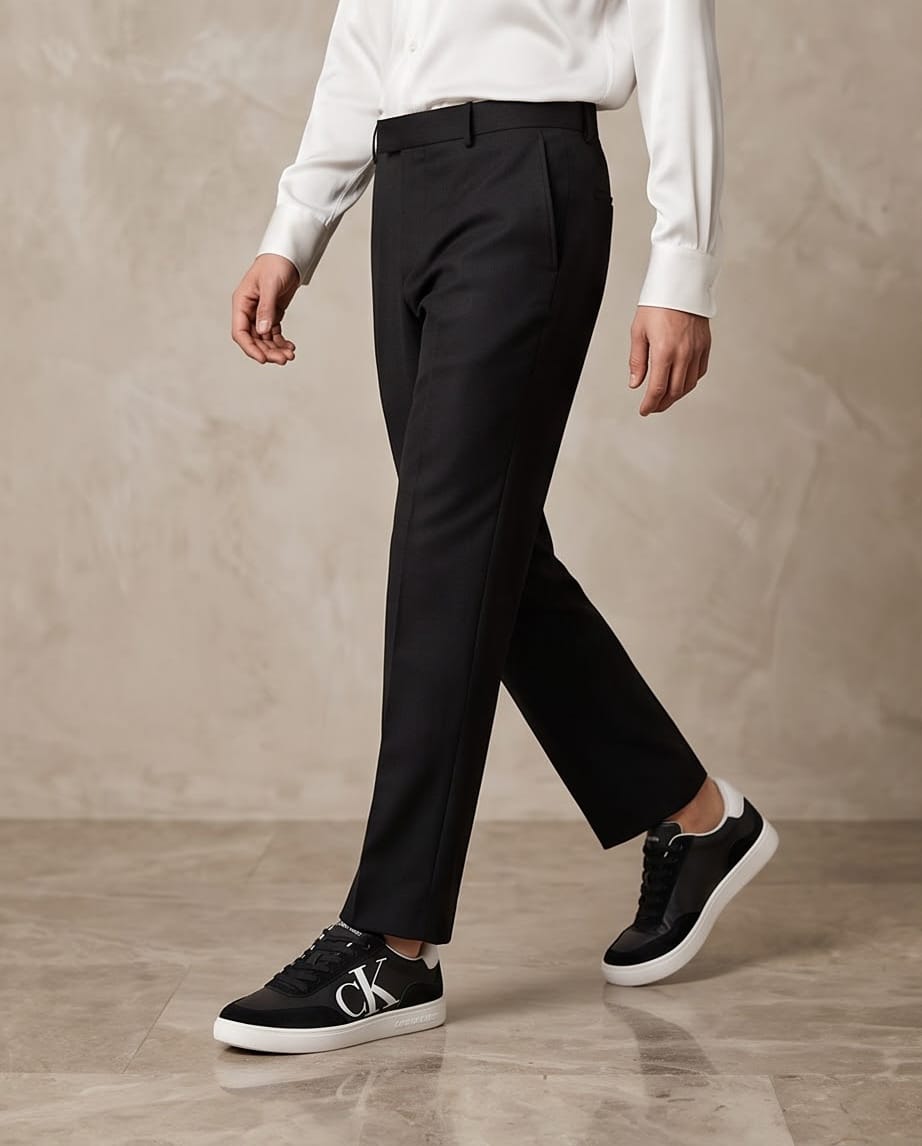 Calvin Klein Sneaker Nera Maxi suola