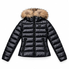 Blauer Kids – Piumino bambina con cappuccio IVORY