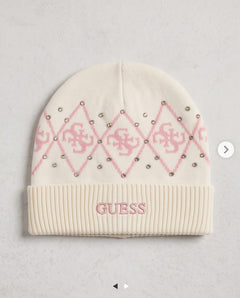 GUESS Berretto Di Lana Lily 4G Jacquard SWTR