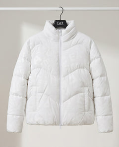 EA7 Emporio Armani Giubbino Imbottito Graphic Chevron Puffer