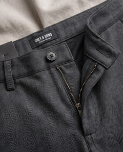 ONLY &amp; SONS Pantalone Chino Herringbone Slim