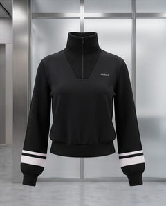 GUESS FABRIZIA HALF-ZIP SWEATSHIRT