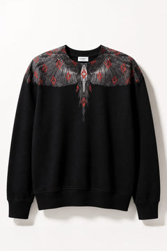 MARCELO BURLON Sweatshirt - Ali Geometriche Pixelate
