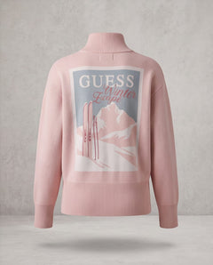 GUESS FIONA LS CN MOUNTAIN JACQUARD