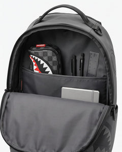 SPRAYGROUND Astuccio/Pochette Shark In Paris WTF Bubbly Black Check