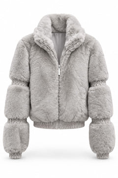 Guess Giacca Carla Faux Fur High Neck V6BL14 W4519