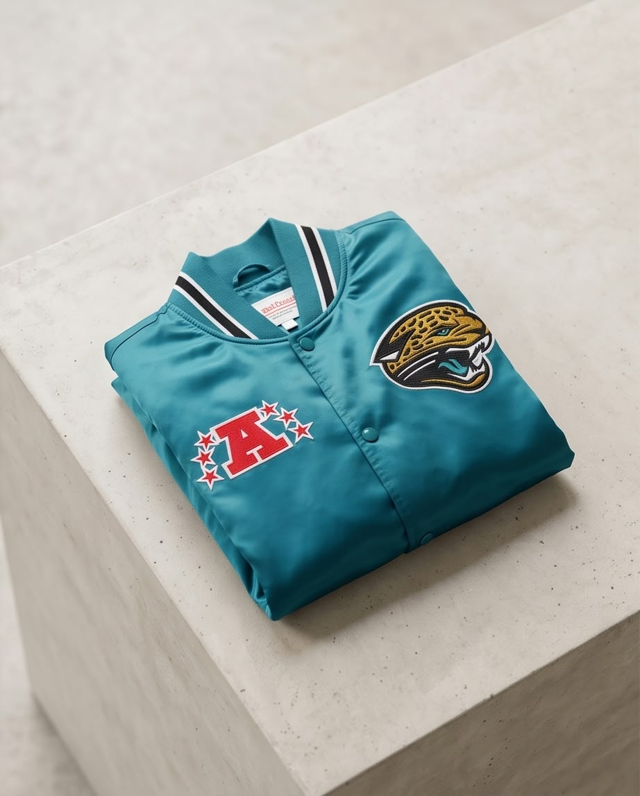 Giacca Bomber NFL Jacksonville Jaguars in raso