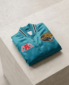 Giacca Bomber NFL Jacksonville Jaguars in raso
