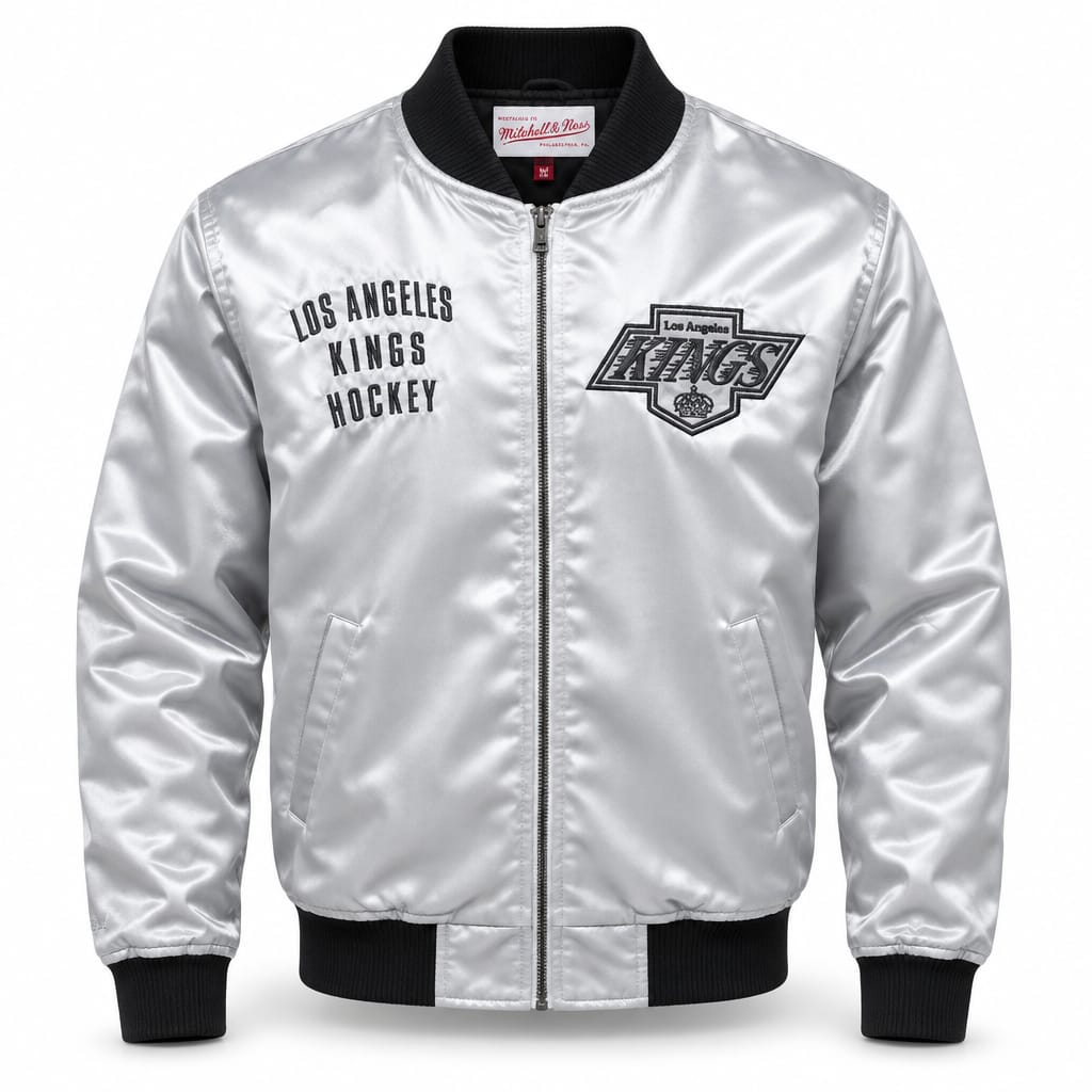 Mitchell & Ness NBA – Team OG 2.0 Lightweight Satin Jacket Vintage Logo
