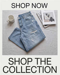OFFLINE Jeans Cargo Baggy Distressed Light Blue